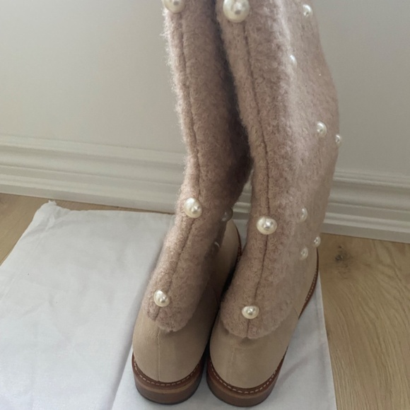 Felt Chanel boots size 10 - Picture 4 of 6